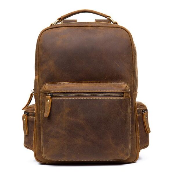 Langley Vintage Leather Backpack