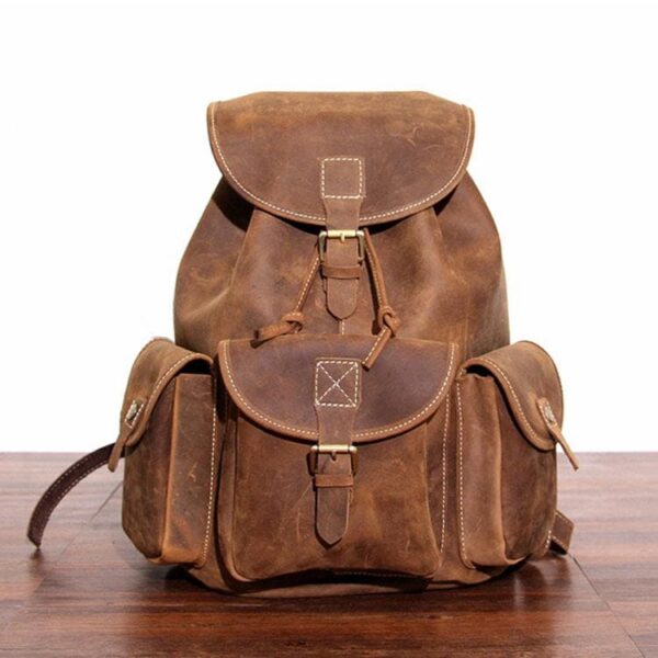 Asmund Leather Rucksack